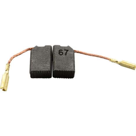 Balais de Charbon pour DeWalt DW458KA - 6,3x10x14mm