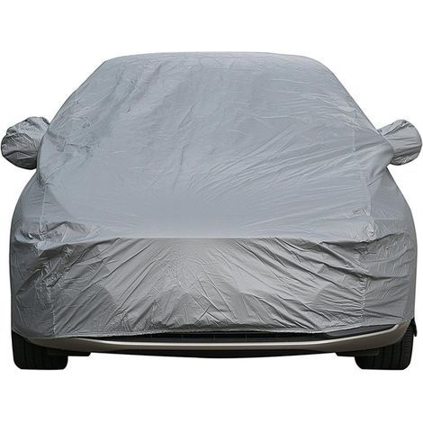 Bâche pour voiture, Housse de véhicule universelle, 4800x1900x1500mm, entièrement étanche, anti-rayures, durable, doublée, en coton respirant, très résistante (1/4)