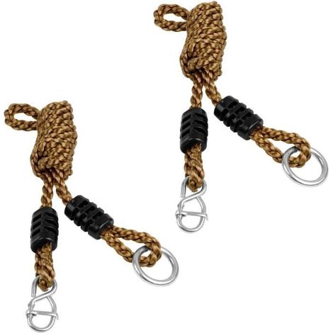 Corde Balancoire Exterieur, 2Pcs Sangle Balancoire Arbre Réglables, 1.8m Corde Balancoire Résistante à l'usure,Peut Supporter 300 (1/4)