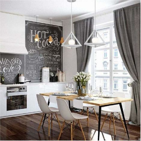 Lampadario Da Soffitto A Sospensione Forma Di Triangolo 3d Portalampada E27 A35 - Bianco (1/2)