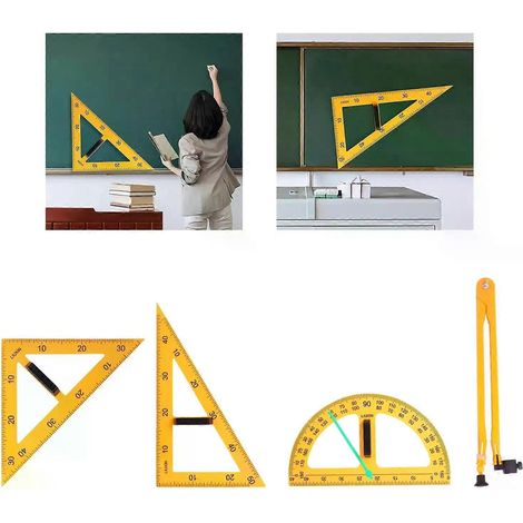 Multifunktions-Lehrlineal für Mathematik und Geometrie im Zeichenunterricht (1/4)
