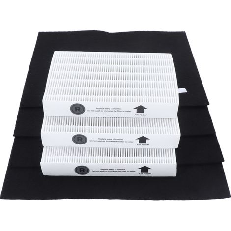 Filtre de remplacement pour purificateur d'air Honeywell, kit à faible consommation d'énergie, technologie de construction à faible densité, pièce détachée compatible, pack de rechange. (1/5)