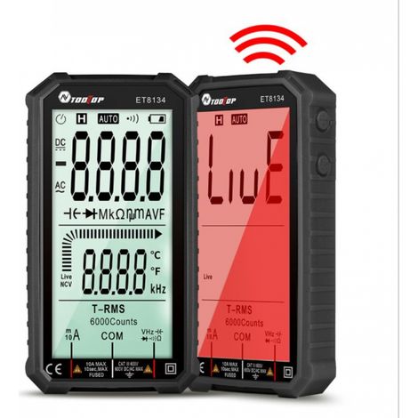 Multimètre numérique intelligent, testeur de transistors, testeur de capacité électrique automobile-AquaForge