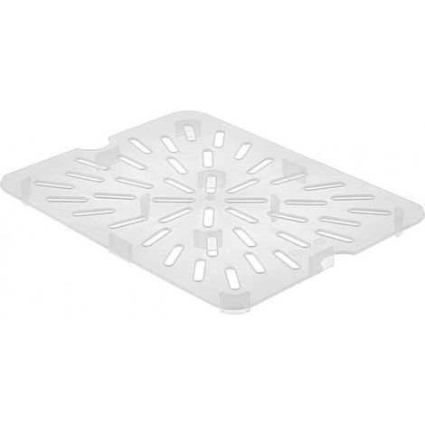 Égouttoir gastronorme en polypropylène GN 1/2 - 265x208x13mm - Matériel CHR Pro