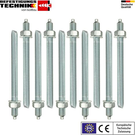 IsolBau Gewindestange verzinkt ETA Ankerstange 10 x M24x300 (1/2)