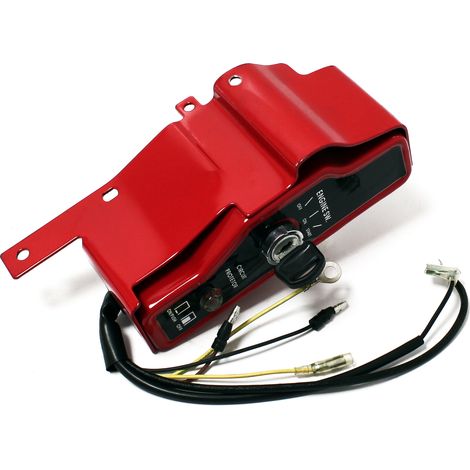 Strong Ersatzteil für LIFAN 9-13 PS Benzinmotor Zündschalter mit Schlüssel, Zündungsschalter für Elektrostarter, Go Kart Motor E10 kompatibel