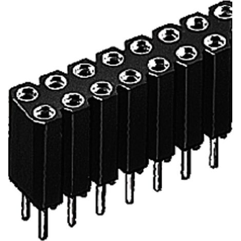 Fischer Elektronik Barrette femelle (de précision) Nbr de rangées: 2 Nombre de pôles par rangée: 36 BL 6/ 72/Z 1 pc(s) D24561 (1/3)