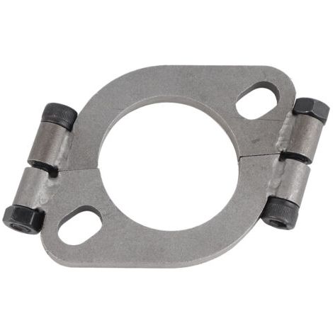 d'échappement de 2 pouces, accessoire de remplacement de d'échappement de réparation ovale plat universel. (1/5)