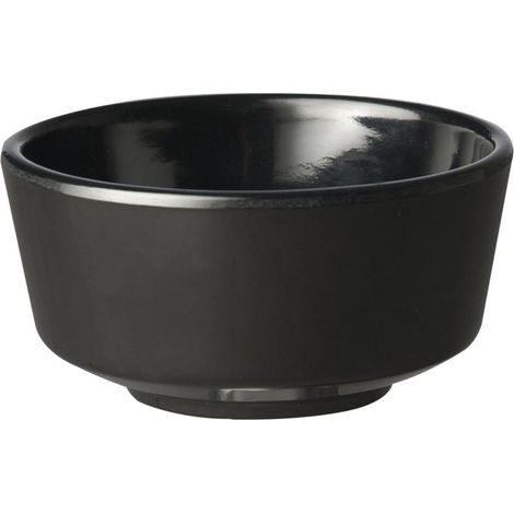 Bol, Ø 9 cm, hauteur 4,5 cm, mélamine, noir