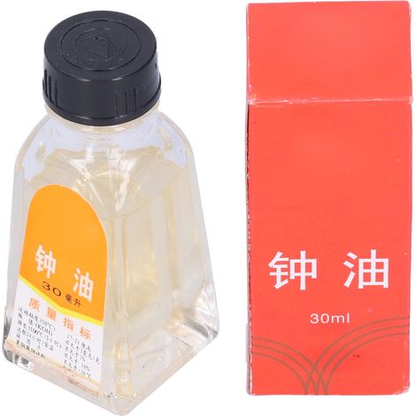 Huile pour montres (30 ml) - Huile lubrifiante d'entretien pour horlogers - Outil de réparation pour horlogers (1/5)