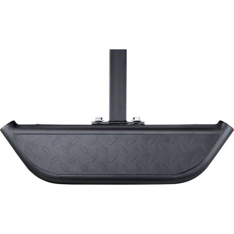 Marchepied d'attelage pour récepteur 2 pouces, acier robuste, capacité 350 lbs, protection pare-chocs arrière avec verrou et stabilisateur, compatible camion, SUV, pickup, remorque. (1/5)