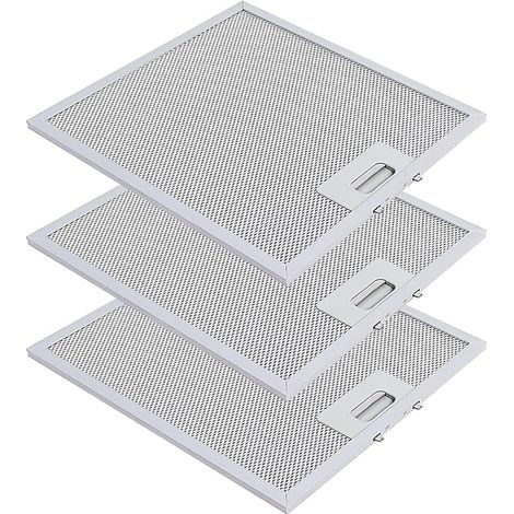Filtre Hotte Extractrice 305mm x 267mm Filtre à Graisse Métallique Compatible avec Elica Hotte Extracteur de Cuisine par (3 Pièces) (1/5)