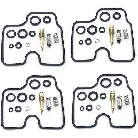 Kit de réparation de carburateur pour moto NC31 CB400 CB400SF CB 400 SF NC 31 (4 pièces) - Pointeau flottant et vis sans fin (1/5)