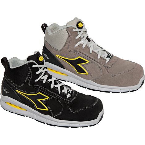 Scarpe antinfortunistiche Diadora Run Net Airbox Geox Mid S3 SRC - 44 - Nero