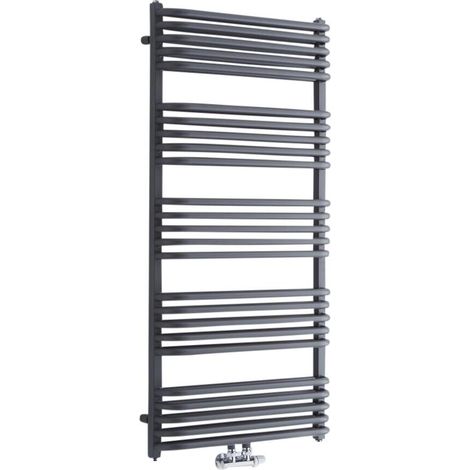Hudson Reed Arch – Sèche-Serviettes Incurvé – Anthracite 126.9 x 60cm (1/5)