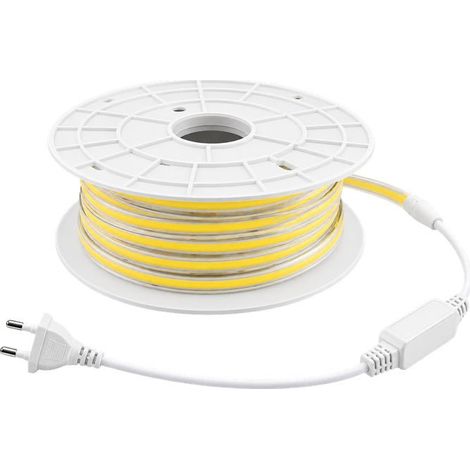 Ruban LED COB 50M 220V Recoupable 50cm IP65 288LED/m - Blanc Neutre 4000K - 5500K - SILAMP (1/2)