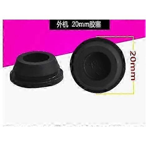 Bouchons en caoutchouc de rechange pour unité extérieure de climatiseur, insert anti-goutte pour climatiseur de fenêtre, bouchon universel de 20 mm, kit de réparation pour climatiseur. (1/5)