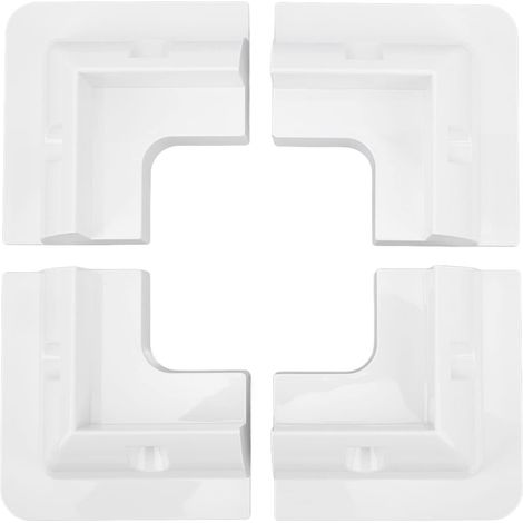 Support d'angle de Panneau Solaire 4 pièces, Support de Toit de Panneau Solaire ABS Anti-UV pour Bateaux de Camping-Car (1/5)