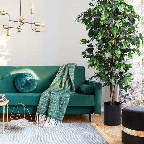 6 Feet Artificial Ficus Silk Tree (1/5)