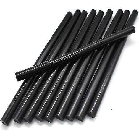 10 bâtons de colle thermofusible noire pour travaux manuels électriques (1/4)