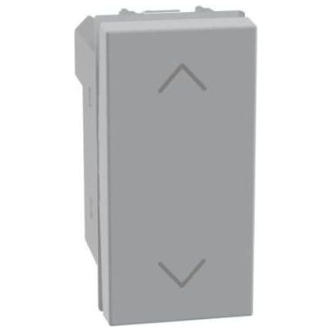 Bticino matixgo 1p 10ax 1 módulo interruptor gris - jg4027n