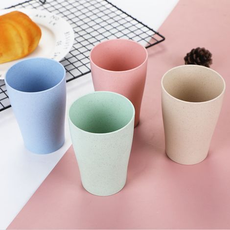 bunte Trinkbecher, 10 oz, bruchfest, wiederverwendbar