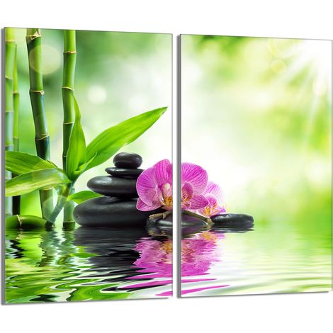 Placa protectora de vidrio para la estufa 2x30x52 Orchidea (1/5)