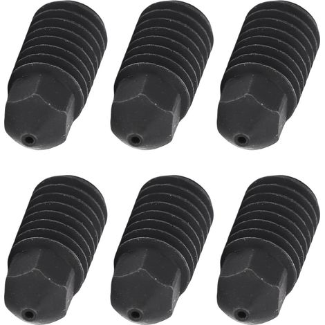 10 séries Kit de remplacement de 6 buses en acier trempé pour imprimante 3D Bambu Lab H2D, diamètre 0,8 mm, résistantes aux hautes températures. (1/5)
