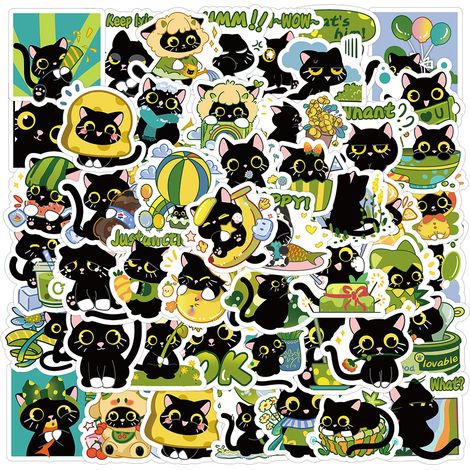 60pcs Retro Graffiti Stickers(Style 11) Waterproof Car Trunk Wate