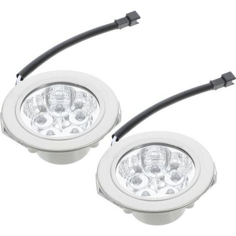 Lot de 2 spots LED pour hottes de cuisine, ampoules de remplacement à économie d'énergie pour l'éclairage des hottes, installation facile au-dessus des plaques de cuisson.