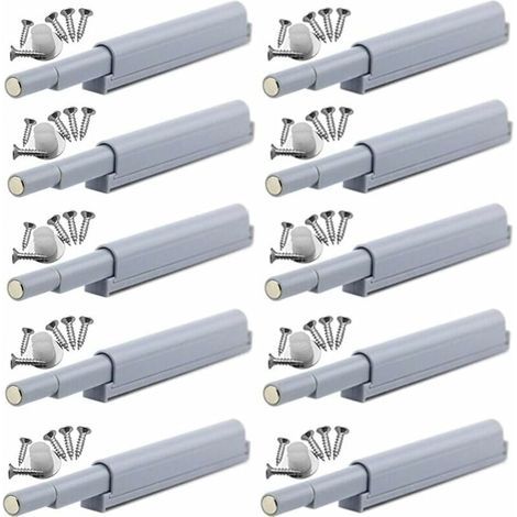 Appuyez pour ouvrir magnétique loquets Fermetures magnétiques push-open ouvre et ferme la porte avec une simple pression (10 pièces) (1/5)