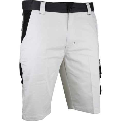 Bermuda bicolore multitasche LMA Themis Bianco / Nero 52