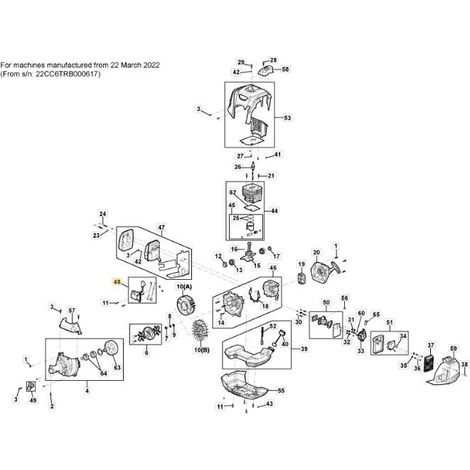 KIT BOBINA EL SBC 646-656NON-EEM ORIGINALE STIGA - 118805726/0