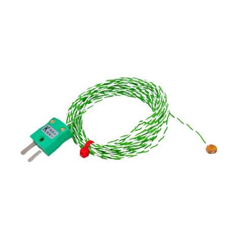 Thermocouple RS PRO type K, +200°C max à Fiche mâle miniature ( Prix pour 1 )