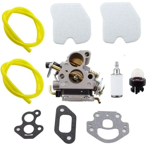 Kit de Carburateur Pour MCCULLOCH CS340 CS380 Filtre à air Carburant poire d'amorçage conduite de carburant (1/4)