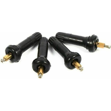 Kit Réparation Valve TPMS - Capteur Pression Pneu - Valve Snap-in pour Système Surveillance Pression - Lot de 4 Pièces (1/5)