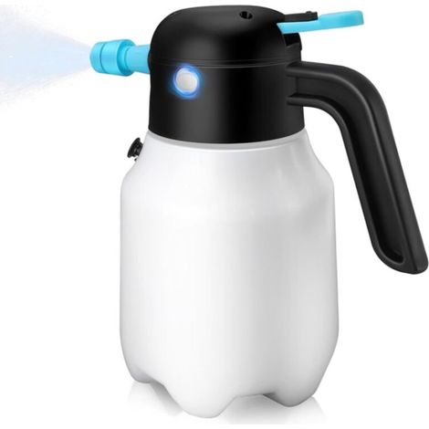 Ej.Life Pulvérisateur de mousse électrique pour voiture - 1,8 l - Alimenté par batterie - Pour lavage de voiture - Rechargeable par USB - Générateur pour nettoyer les voitures A (1/5)
