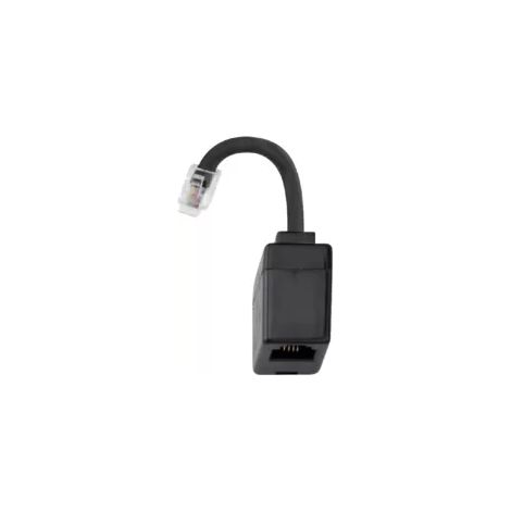 Hager EHZ001A RJ12 Buchse auf RJ10 Stecker Adapter (1/2)