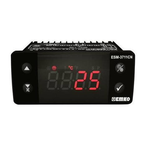 Termostato Emko ESM-3711 negro 16 A IP65