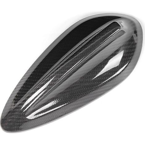 Cache d'antenne de voiture en fibre de carbone, baguette décorative aileron de requin pour toit, compatible avec M2 M3 F22 F30 F80 (1/5)