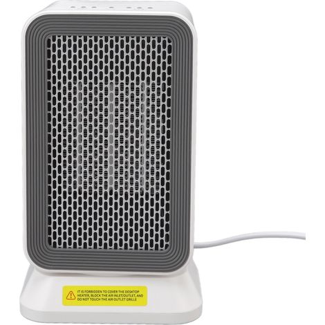 Mini radiateur électrique à 3 vitesses, rotation à 35 degrés, silencieux, avec minuterie, pour bureau, 110-220 V, prise européenne. (1/5)