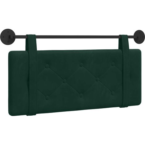 Tête de lit suspendue Vert foncé 110 x 55 x 5 cm Velours (1/5)