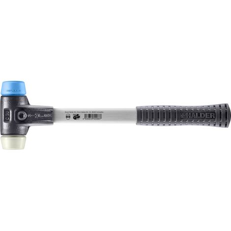 HALDER SIMPLEX TPE-Weichhammer / Nylon mit verstärktem Tempergussgehäuse und Glasfaserstiel - D=30 mm - 3718.030 (1/5)