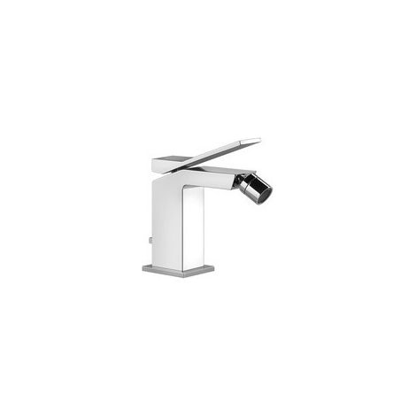 GESSI RETTANGOLO K Bidet-Einhebelmischer 11/4 Ablaufgarnitur 3/8 Flex Chrom