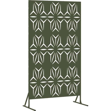 Maison Exclusive - Sichtschutz Oliv 100 x 50 x 180 cm Stahl
