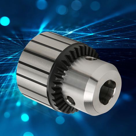 Mandrin de perçage 0,6-20 mm en acier robuste haute précision avec clé de mandrin pour outils électroportatifs 1-16 mm (1/5)