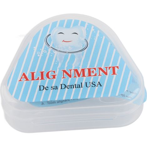 Gouttière dentaire correctrice pour dents serrées et irrégulières, appareil orthodontique transparent de soins buccaux (1/5)