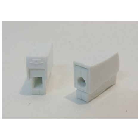 Connecteur automatique fil souple / fil rigide de 1.5mm² à 2.5mm² pour luminaire ou convecteur (sachet de 100) SIB ADR P07221 (1/2)