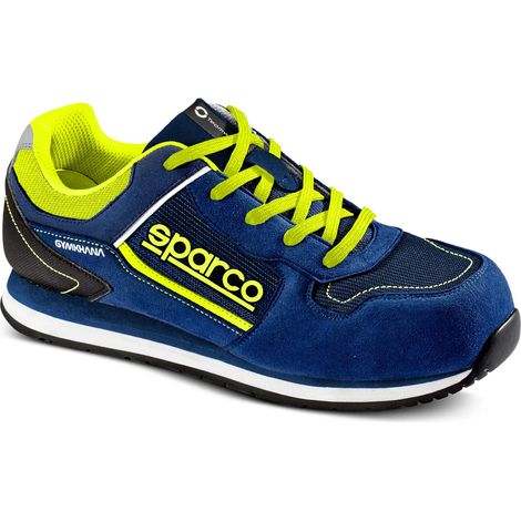 Sparco 07527BMGF Dani S1P SRC Chaussure de sécurité Bleu/Jaune 41