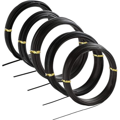 Jiajia AI, Bonsai Fil 2mm Fil de Fer Souple Loisir, Aluminium pour jardin, terrasse et extérieur (1/5)